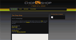 Desktop Screenshot of chop-shop.ca